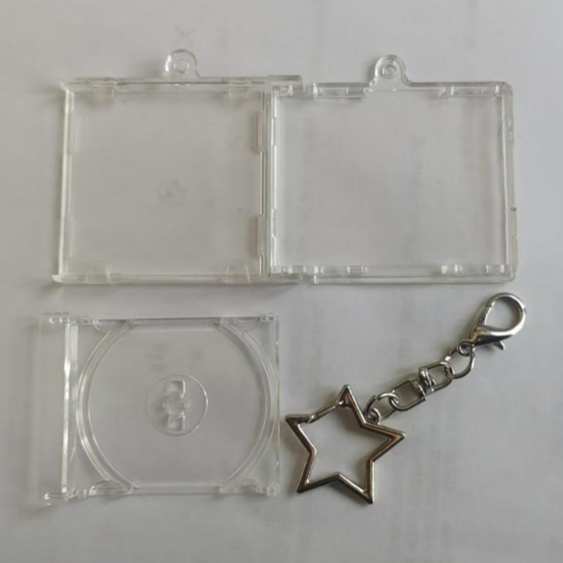 Mini Nfc Functional Cd Disc Case Key Chain Peripheral Commemorative Album Key Holder Diy Backpack Pendant