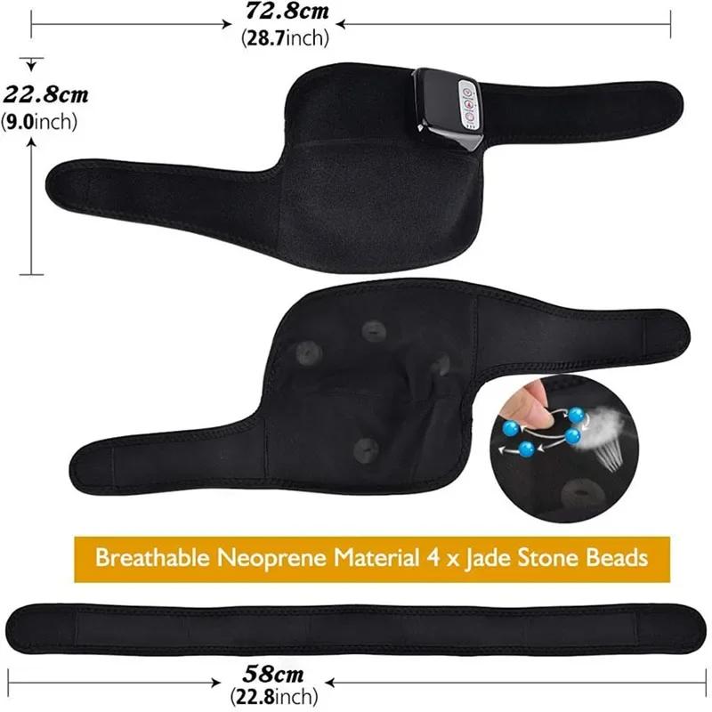 Knie-Massagegerät, elektrische Heizung, fernes Infrarot-Gelenk, Physiotherapie, Knie-Ellenbogen-Pad, Vibrationsmassage, Schmerzlinderung für Beingerät