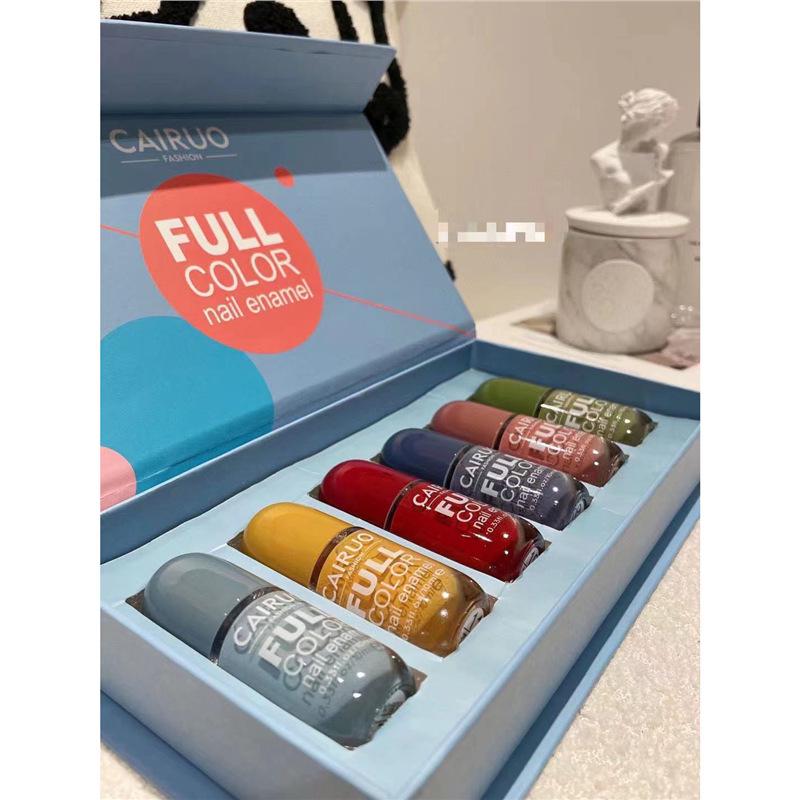 Cairuo Water-based Peelable Nail Polish - Macaron Gentle Colors, Toenail Polish