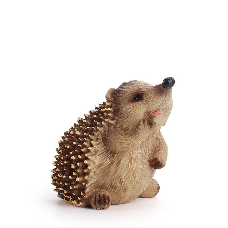 Vivid And Realistic Wild Hedgehog Model Perfect For Desktop Decoration And Play