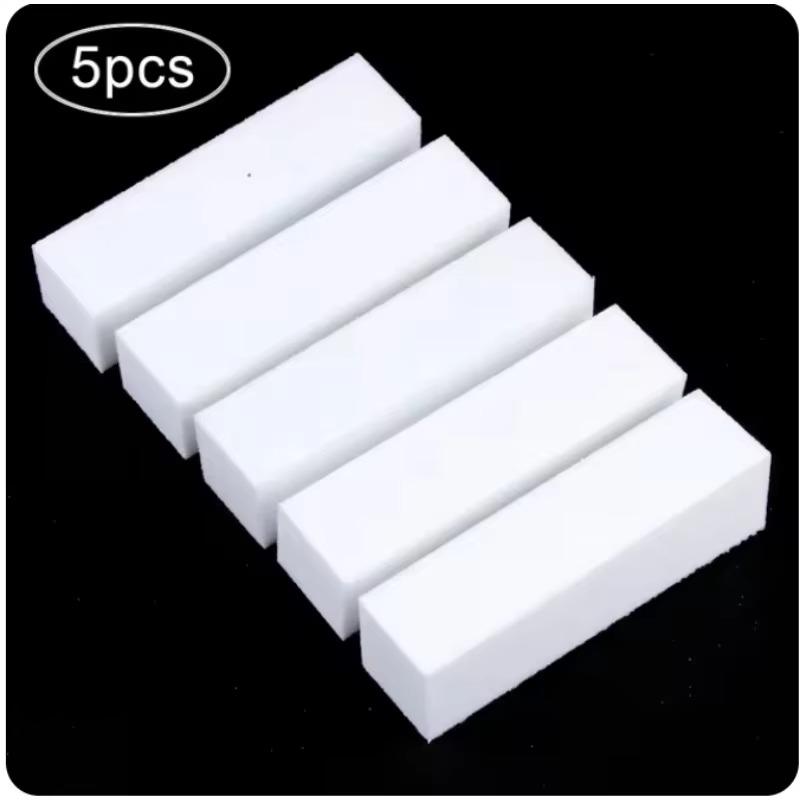 5/10Pcs Nail Buffer Professional Nail File Polisher Block Manicure Pedicure Files Sanding Polishing Sponge Nail Art Tools New