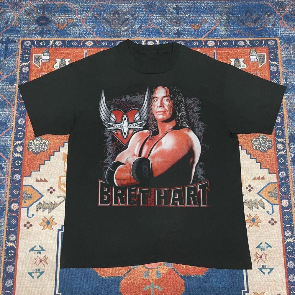 New Vintage 90s Bret Hart Christmas Gift Unisex S-5XL Shirt OS94 Unisex T-Shirt M