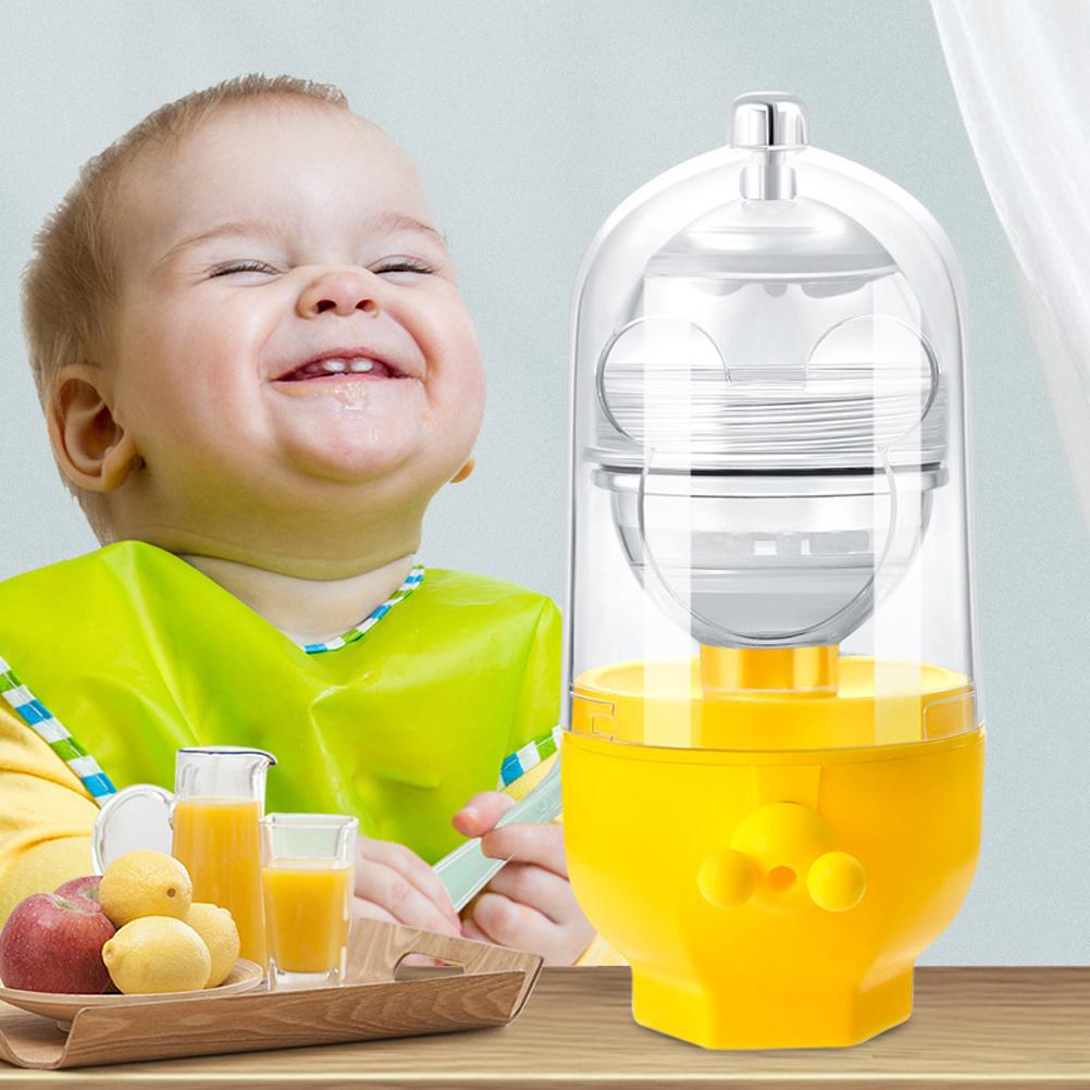 Egg Scrambler Hand Egg Shaker Mixer Yolk Egg White Mix Manual Tool Golden Egg Maker for Kids