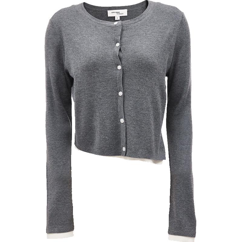 VEROMODA Women's Short Faux Two-Piece Knit Top