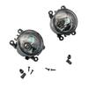 Left & Right Front Bumper Fog Light Lamp with Cover Pair Fits Ford Fiesta USA