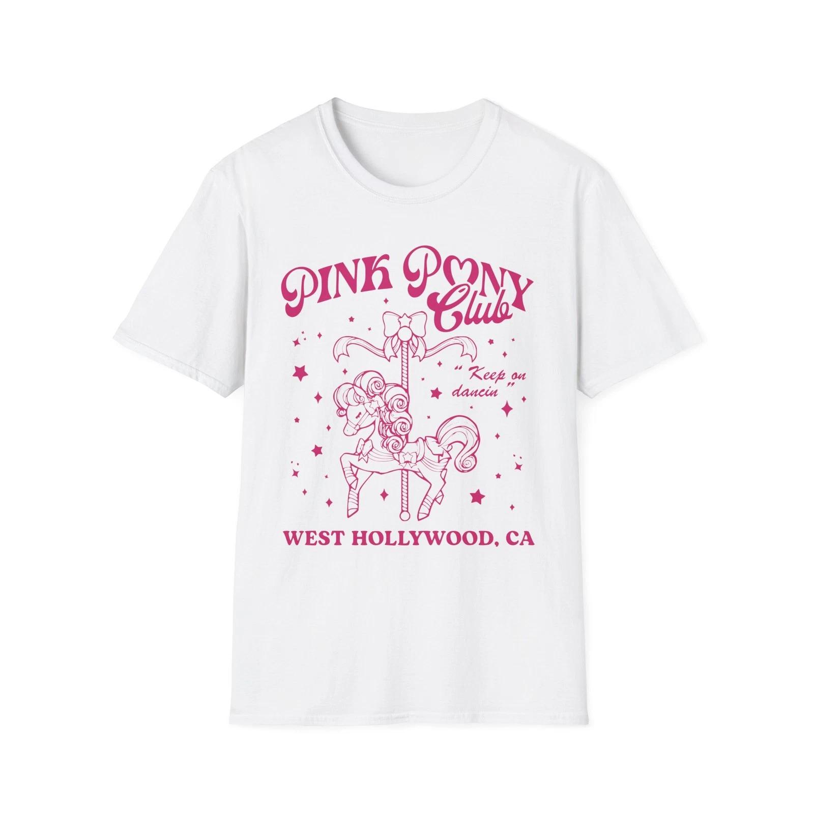 Pink Pony Club Chappell Music Unisex T-Shirt White Ring-spun Cotton S