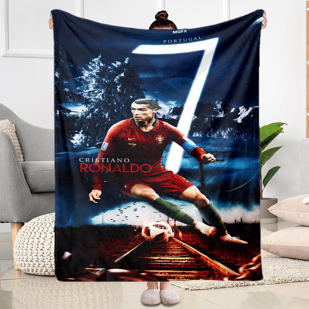 Juventus Star Action Blanket Comfortable Perfect for Couch Bed Bedding Four Seasons Multipurpose Modern Gift for Travel Home Birthdays