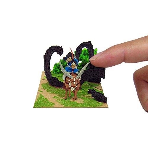 Sankei Studio Ghibli Mini Paper Craft: Ashitaka & Tatarigami Princess Mononoke Non-Scale, MP07-41