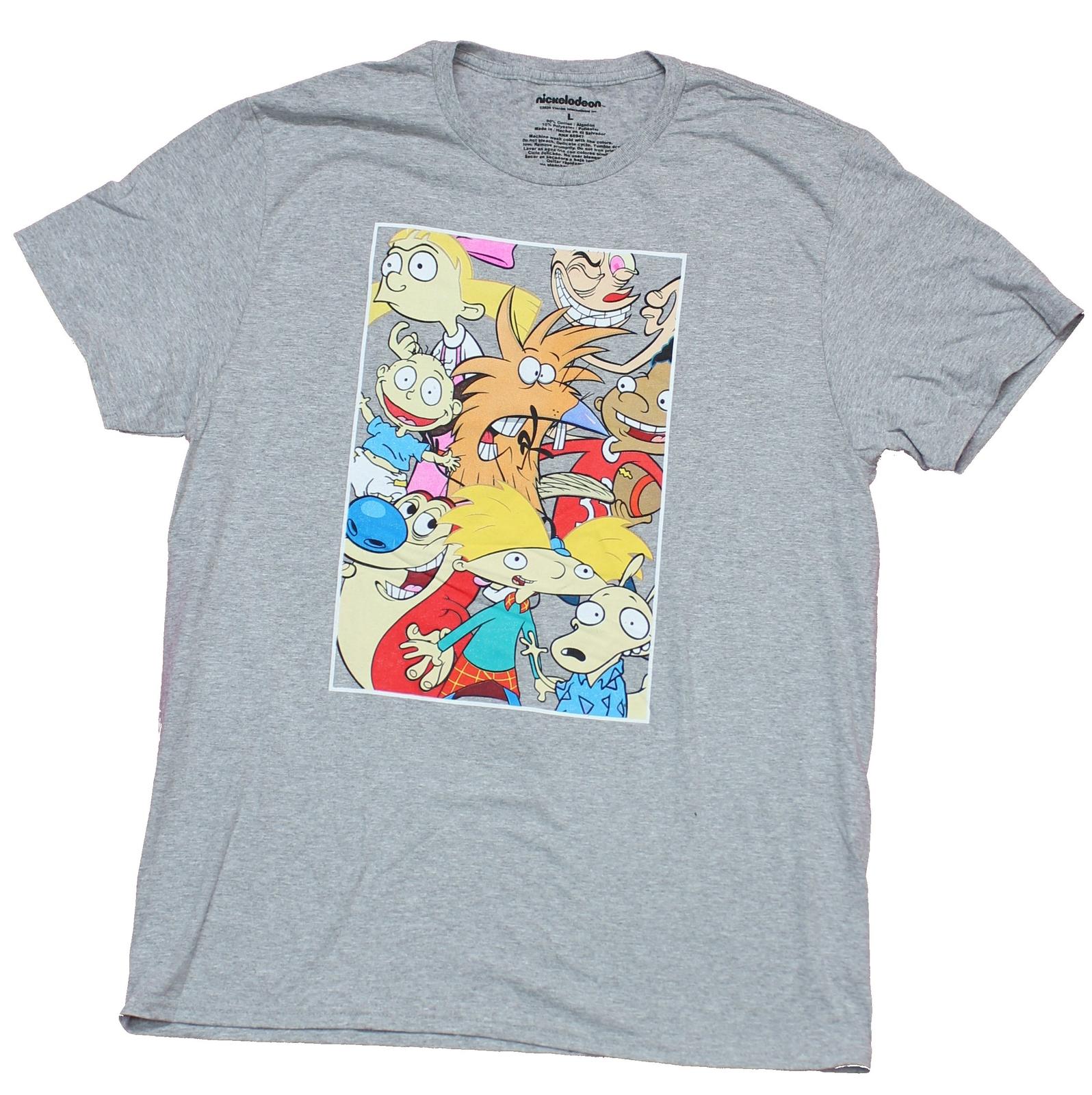 Nicktoons Mens T-shirt Boxed Giant Classic Character Box Image S