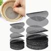50PCS/Set Round Flower Pot Hole Mesh Pad Plastic Flower Pot Bottom Mat New Flower Pot Gasket  Garden