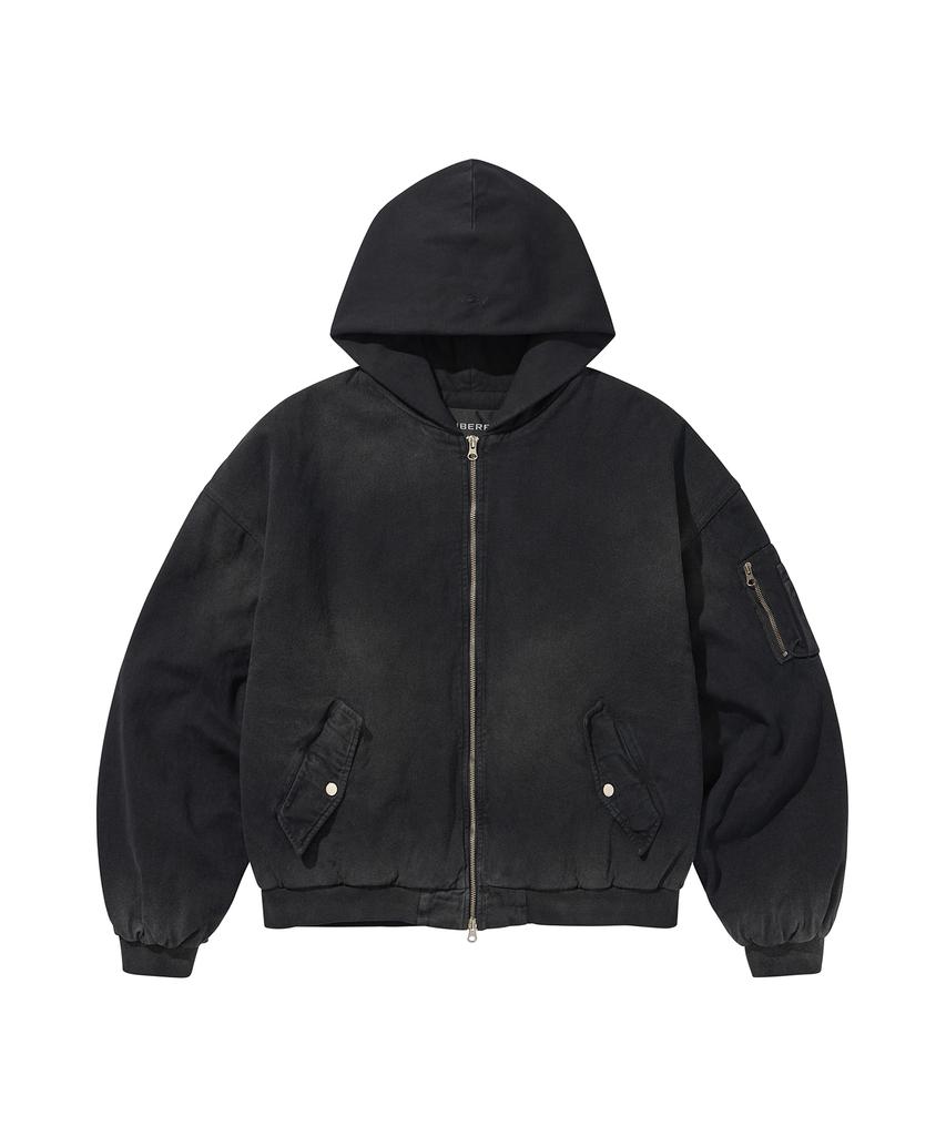 Libere Dyeing Hoody Ma-1/Black