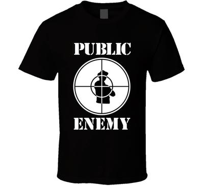 Camiseta Logo Public Enemy Nuevo Estilo