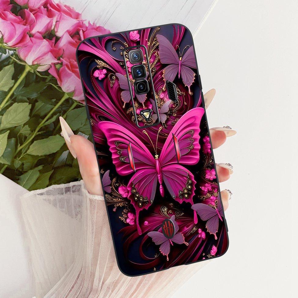 

Чохол для телефону ZTE nubia RedMagic 7 Силіконовий Милий Кіт Модний Смішний Розписаний Funda Для Red Magic 7 NX679J Корпус Red Magic 7