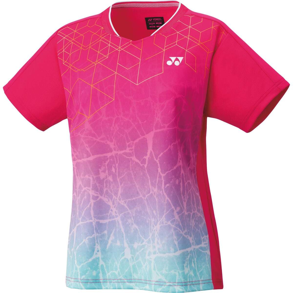 

Yonex Slim Game Bright Pink Size S Women s Shirt, (122), (20813)