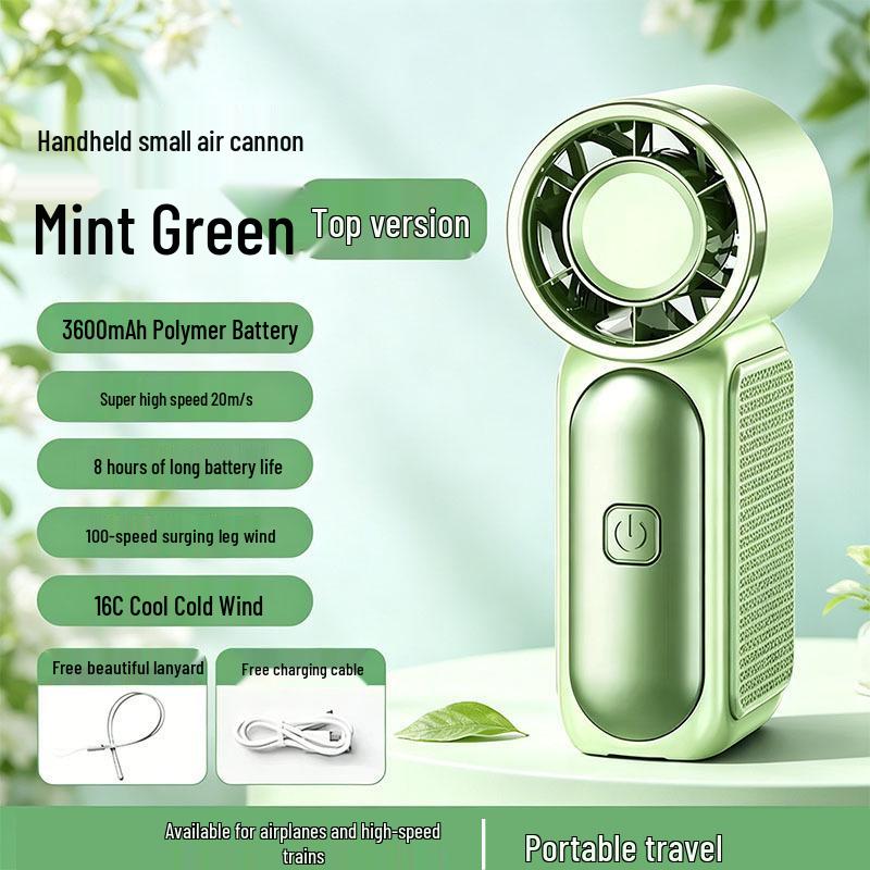 In-Stock High-Speed Portable Mini USB Pocket Fan with Strong Wind Power for Outdoor Use 2026 New Model