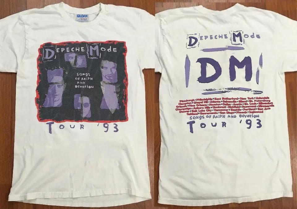 Depeche Mode Songs Of Faith And Devotion 1993 Tour Concert T-Shirt S