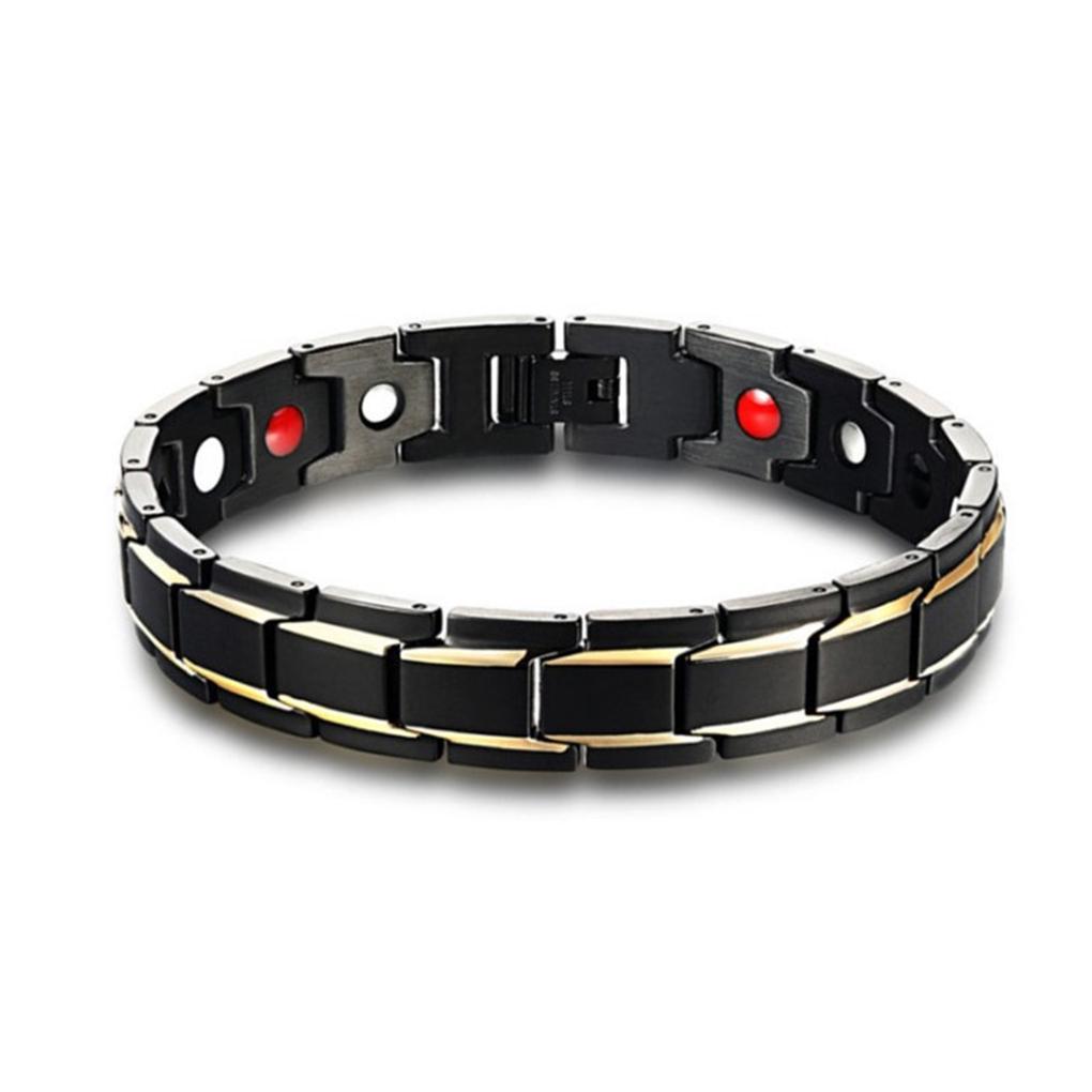 Титан овлачная сталь Магнитная терапия Здоровье Браслет Мужчины Bangle ювелирные изделия День рождения Подарочные браслеты – купить по низким ценам в интернет-магазине Joom