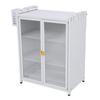 Kitchen Countertop Dish Storage Cabinet 3 Tier Dish Rack Space Saving Multifunctional Large Storage Shelf Organizer