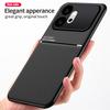 Rugged Non-Slip Case for Honor 600 Pro 600 Lite Protective Cover Magnetic Suction Holder Coque Fundas Capa