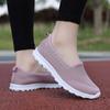 Ultra Light Women's Flats Breathable Mesh Loafers Elastic Ladies Slip-on Casual Shoes for Walking Traveling Driving