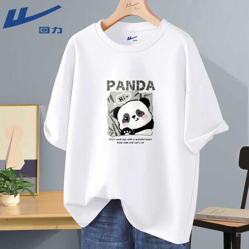 Warrior Unisex Panda Print Short Sleeve T-Shirt 3XL