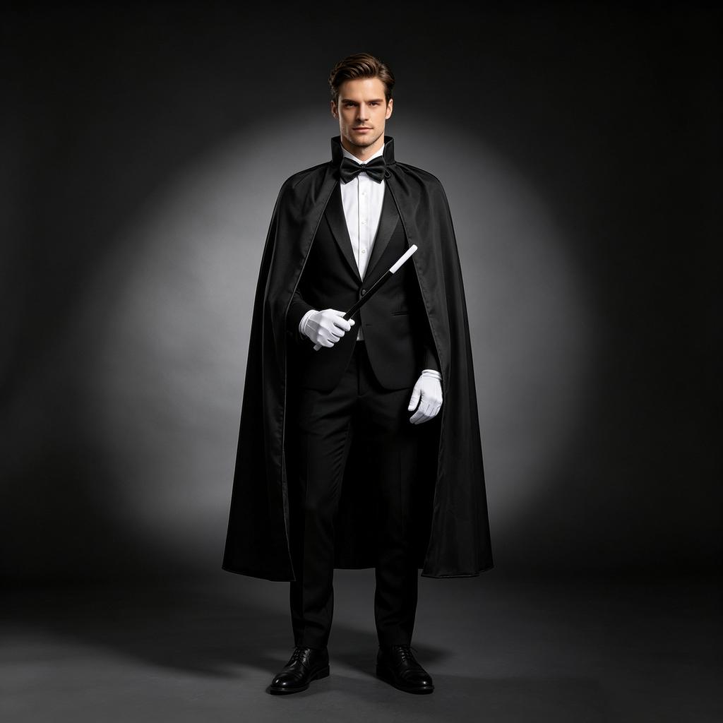 Magician Costume Set for and Role Play