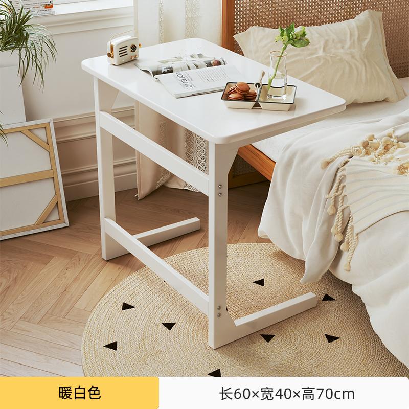 Small Movable Coffee Table with Flip-top Storage,Sofa Side Cabinet with Wheels,Bedside and Living Room Companion Desk
