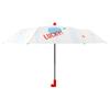 New three-fold hand-opened vinyl fabric red boots handle parasol cartoon cute student sunscreen sun umbrella