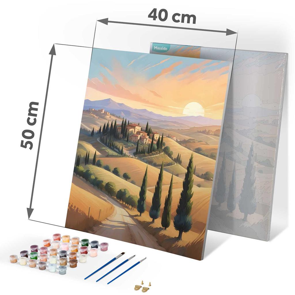 Paint By Number Picture 40X50 Cm Massido Landscape