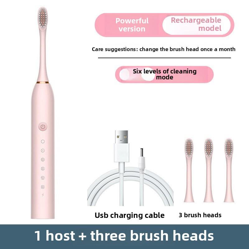 New Electric Toothbrush Adult Vibration Induction Rechargeable Automatic Sonic Fine Soft Hair Couple Model