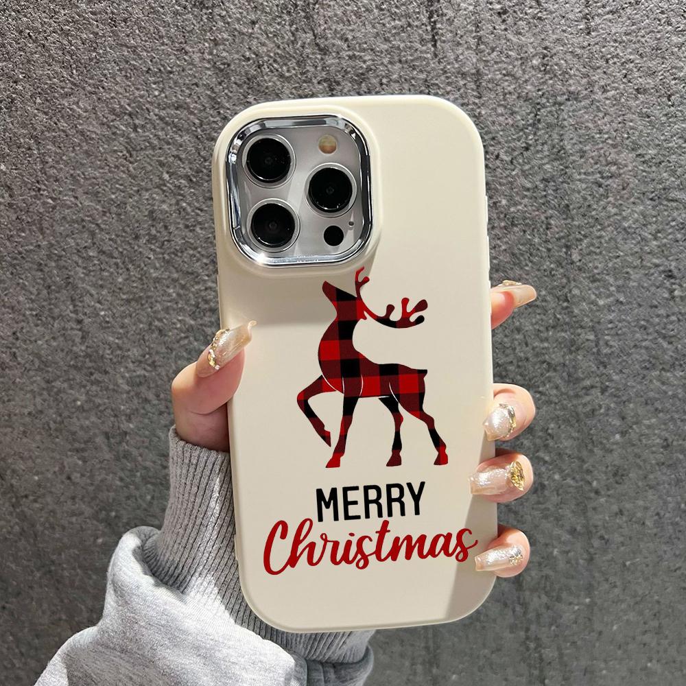 N102 Счастливого Рождества и Нового года Мягкие чехлы для телефонов iPhone 16 Pro — фото 13