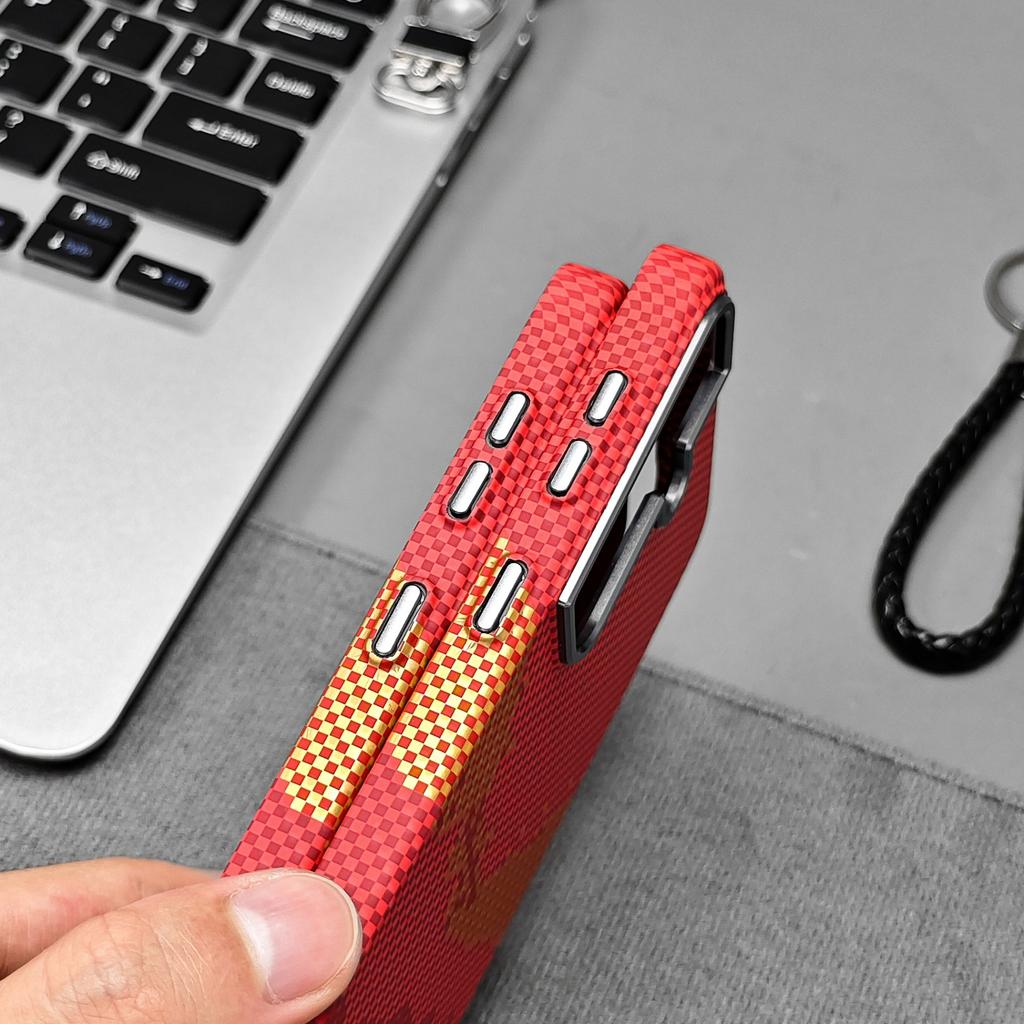 Anwendbar für Samsung s11 + Handyhülle, Rizhao Jinshan fortschrittliches Gefühl, integriertes magnetisches Kevlar s11Ultra Kohlefaser