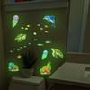 Removable Dolphin Turtle Wall Decor Ocean Themed Glow in The Dark Toilet Seat Stickers, Waterproof PVC Marine Life Decals for Decorative