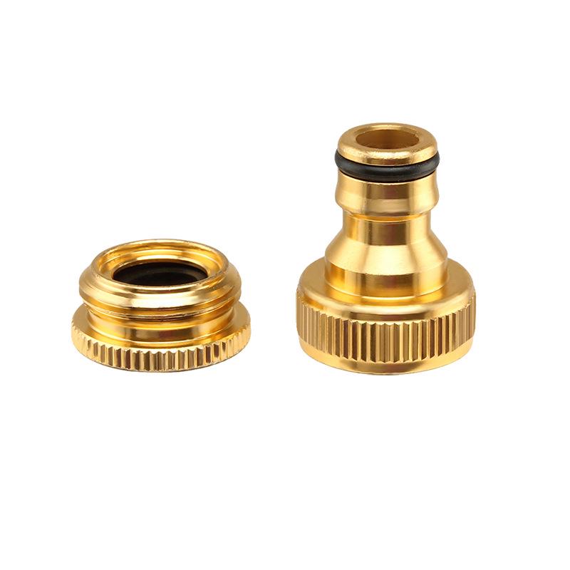 Aluminum Multifunction Faucet Connector for Washing Machine, Car Wash Gun & Water Hose