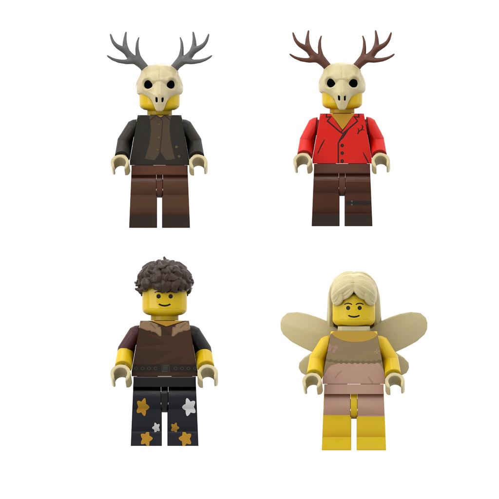 Bloque de Construcción de Moda Periférico de Anime, Rompecabezas Infantil Rompecabezas Juguetes Modelo de Construcción