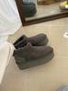 Henan Sangpo Village snow boots fur integrated short tube mini thick-soled muffin mini small short thickened cotton boots