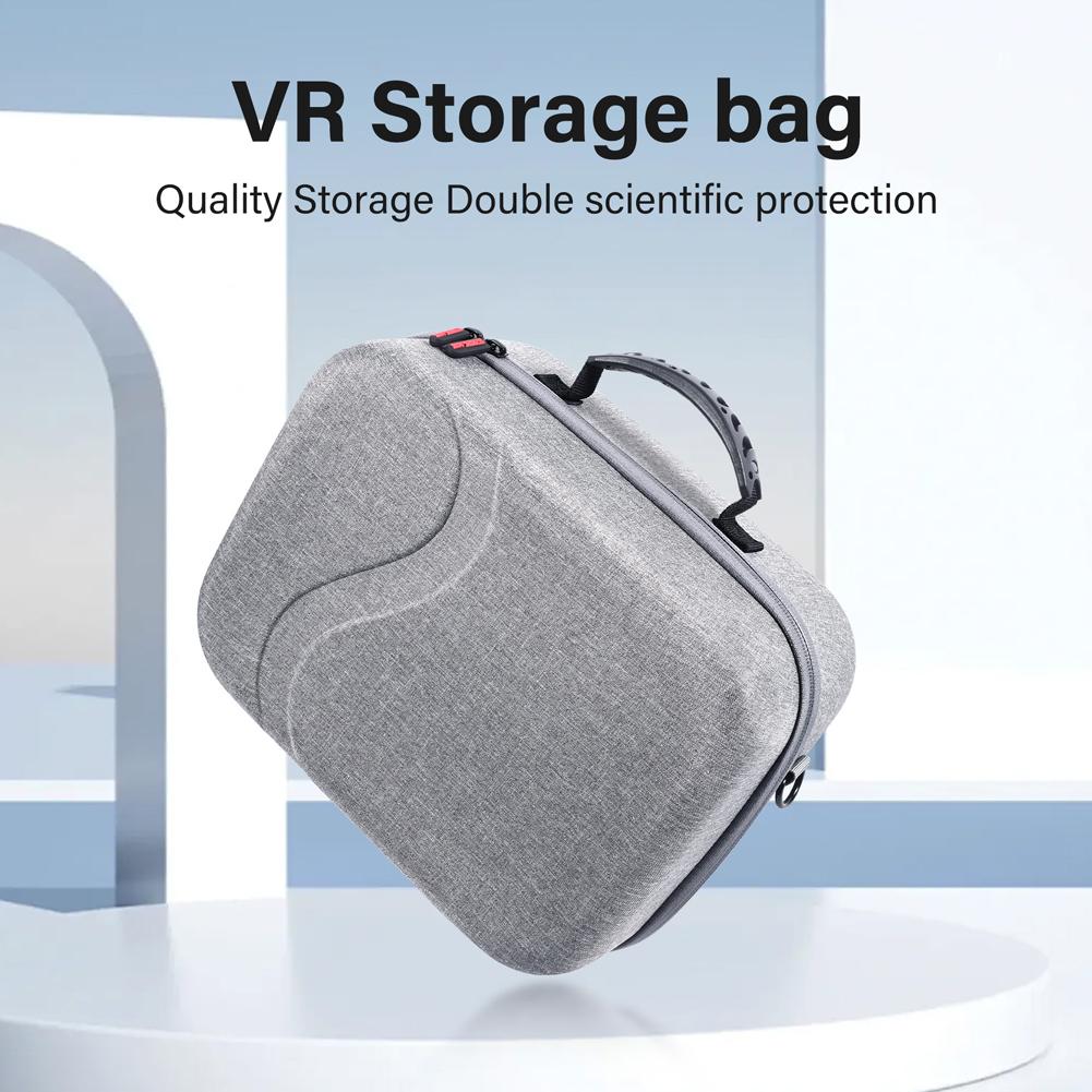 Hard Carrying Case Waterproof Gaming Headset Storage Bag with Shoulder Strap Travel Shoulder Bag for Meta Quest 3 VR Headset