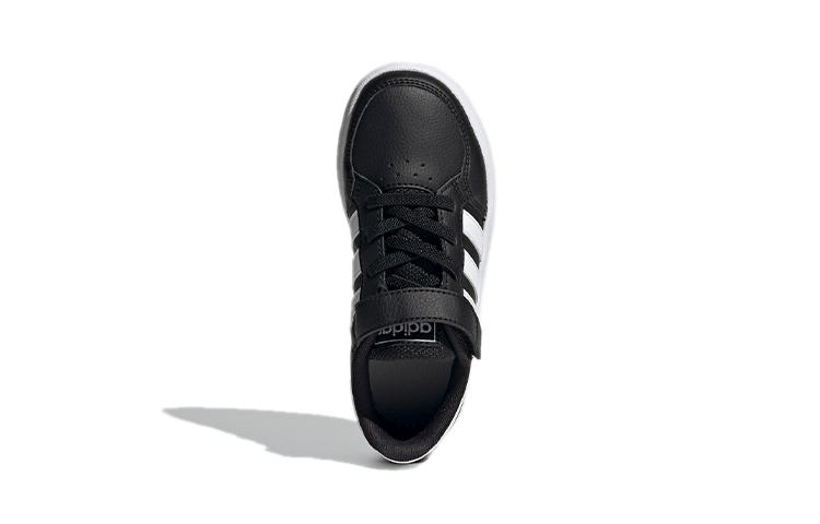 adidas Neo Breaknet Comfortable And Trendy Abrasion Resistant Low Top Skateboard Shoes Black White FZ0105