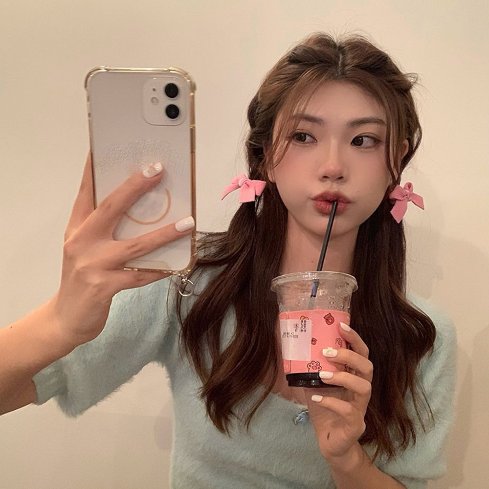 

Tie Headdress Headwear Rubber Band Women Hair Rope Korean Style Hair Ring Hair Circle Bow Hair Rope