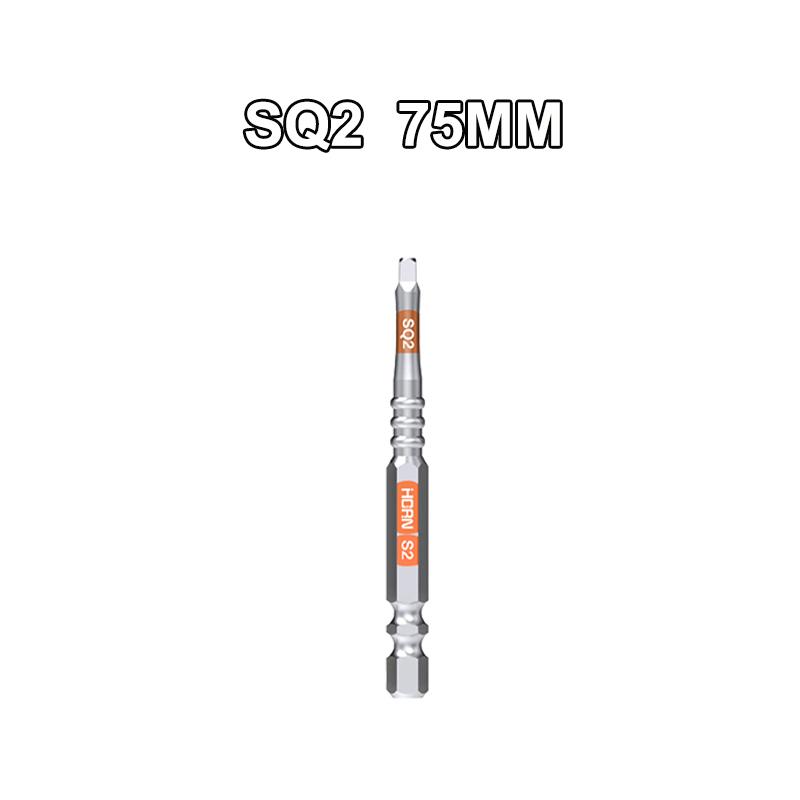 PH2 T20 T25 SQ2 Cross Screwdriver Non-slip  Magnetic Batch Head Hardness Drill Bit Screw Driver Hand Tools 50/75/100/150MM