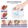 Electric Nail Polish Soaking Bowl Steam 5-Finger Inner Liner Nail Polish Removal Machine Steamer Heating UV Gel Remover Soak