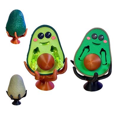 3D-gedruckter Mittelfinger, schlechte Avocado, lustiges Avocado-Spielzeug, Mittelfinger-Statue, süße Avocado, Heimdekoration, Geschenke für Ihre Freunde