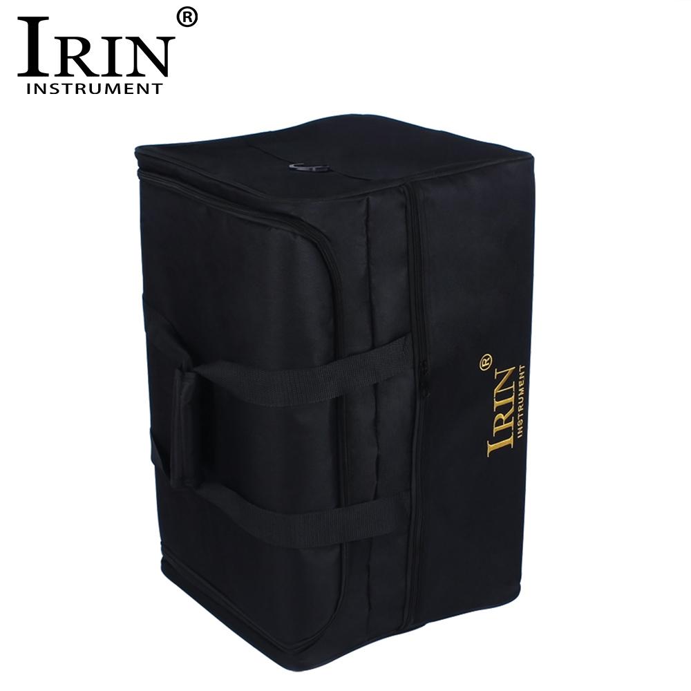 IRIN Cajon Bags Box Drum Handbag Oxford Cloth Waterproof Thicken Cotton With Carry Handle Shoulder Straps Drums Instrument Parts