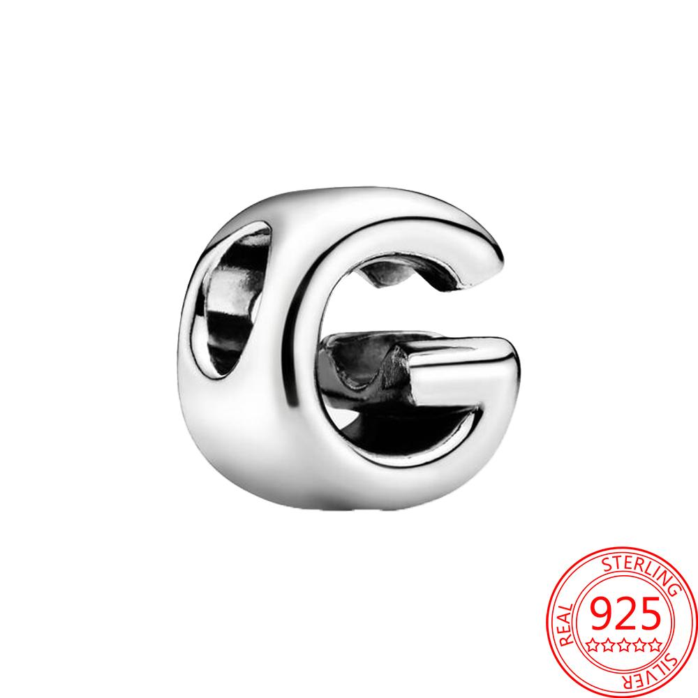 Copper Metal 26 English Letter Bead Component Charm Bead Component Compatible With Do It Yourself Brand Bracelet High Quality Fine Jewelry Neutral