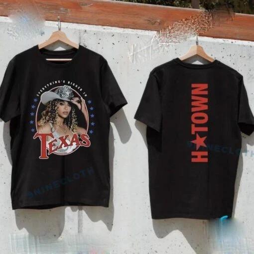Beyonce Cowboy Carter Tour 2025 Houston Htown Unisex Tshirt All Size S5XL Unisex T-Shirt XXXL