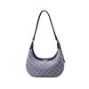 FUFUNI Women's Elegant Monogram Crescent Shoulder Bag