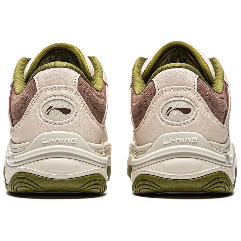 Li Ning Future Flow Classic Comfortable Versatile Retro Shock Absorption Support Durable Non-Slip Low-Top Sneakers Women Sneakers AGCU048-2