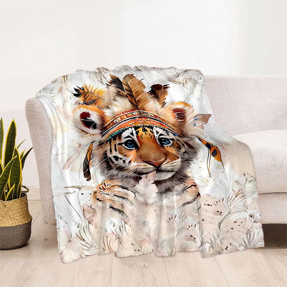 1pc Butterfly and Roses Blanket Soft Comfortable Lightweight All Season Multi Purpose Blanket Travel Camping Picnics Sofa Office Bed Living Room Gift