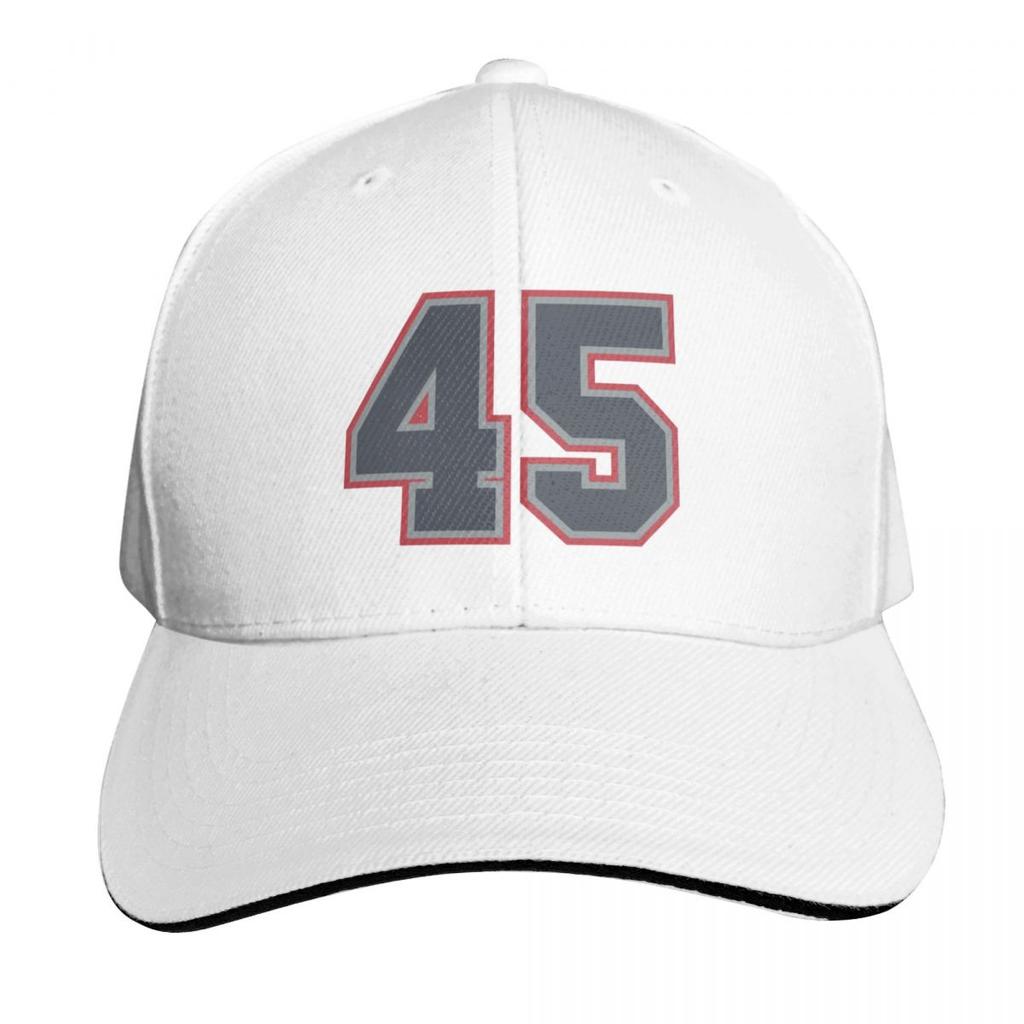 Navy Grey Red Sports Number FourtyFive Baseball Cap Luxury Brand Unisex Hat Sunscreen Elegant Womens Hats Unisexs