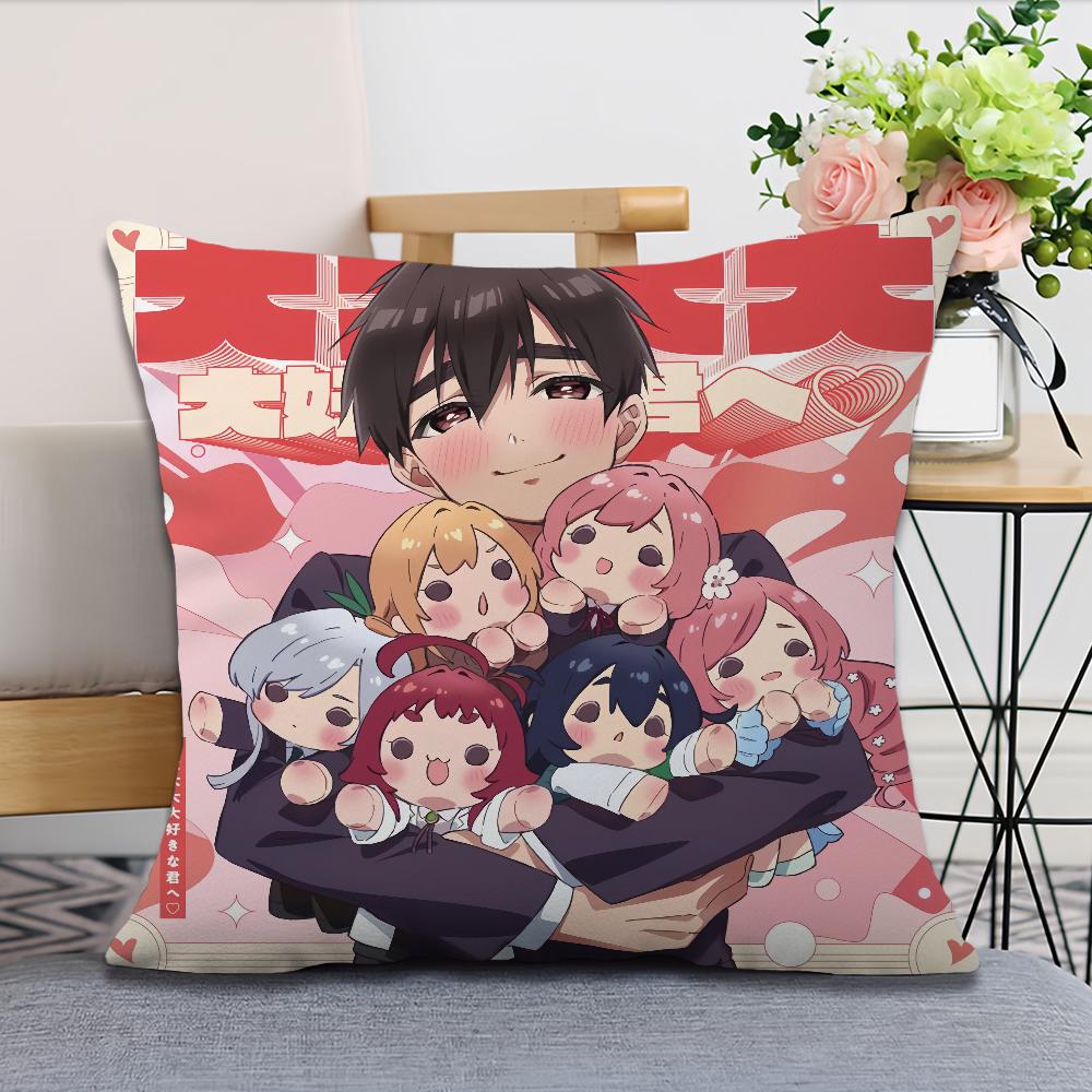 100 anime soft Comfortable Pillow Case The for Sofa Living H-Hanazono Room Girlfriends Home office Decor H-Hahari Protective Cov